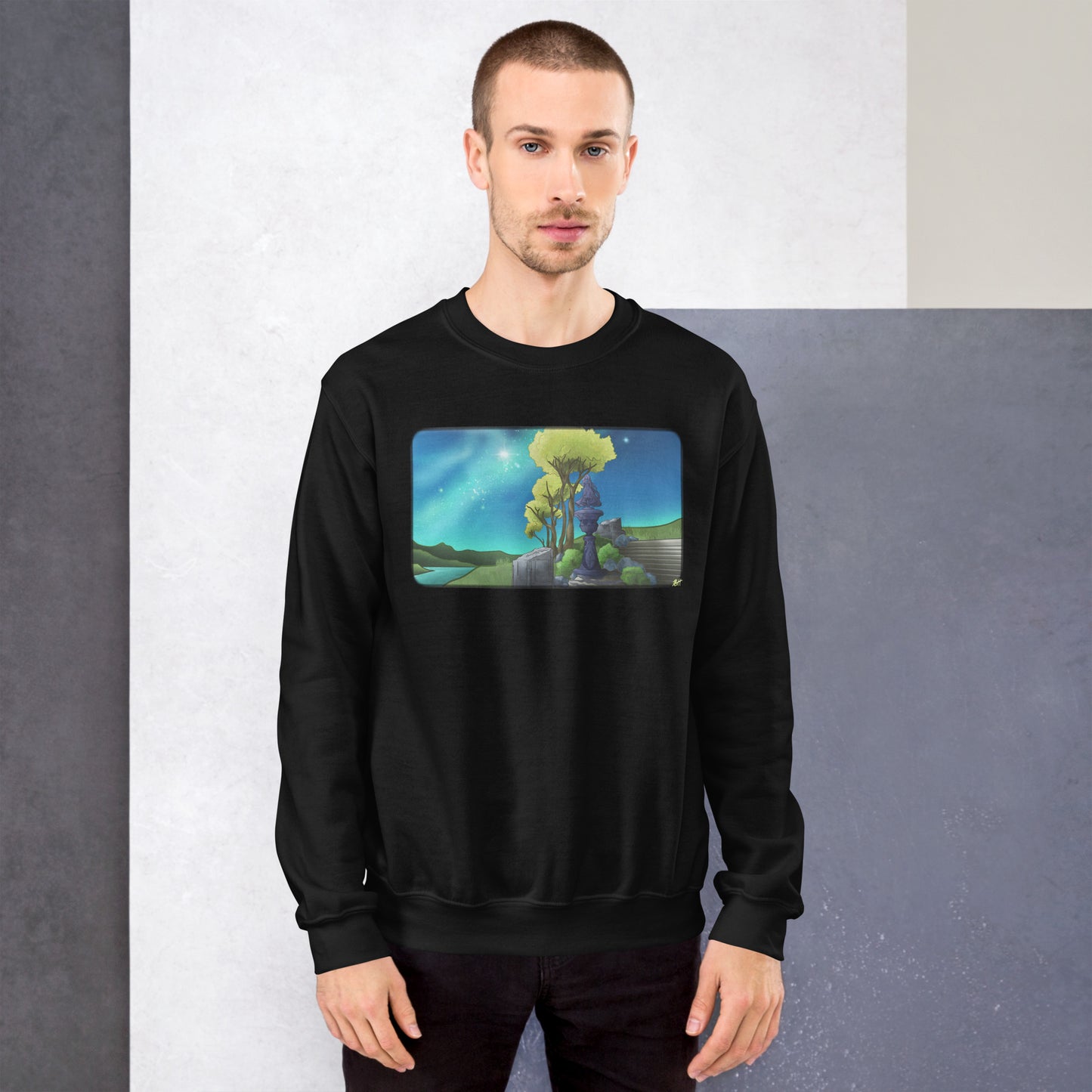 Ruins of the Moonlit Majesty Crewneck