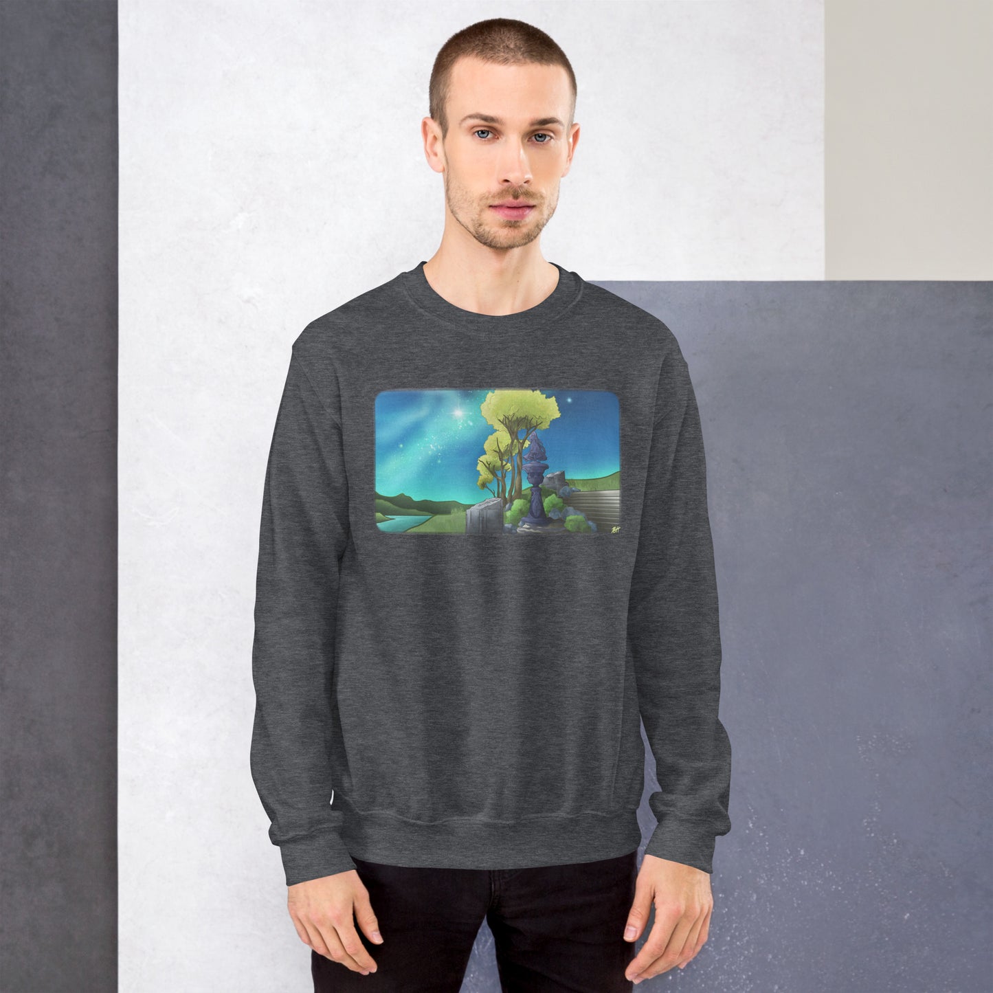 Ruins of the Moonlit Majesty Crewneck