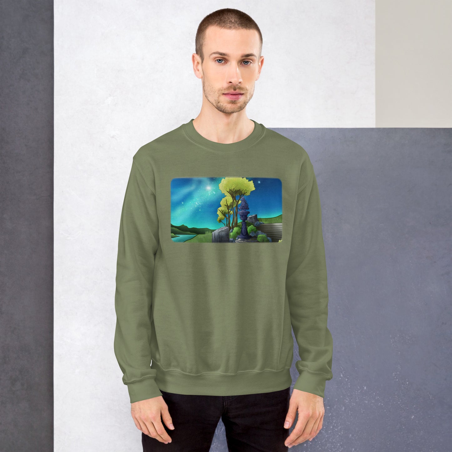 Ruins of the Moonlit Majesty Crewneck